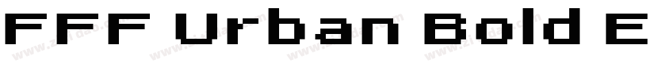 FFF Urban Bold Extended字体转换
